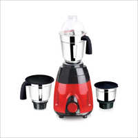 Food Mixer Grinder - Stainless Steel, 15x20x25cm, Red | 750w Power, 3 Versatile Speeds, Efficient Wet & Dry Grinding, 3 Durables Jars