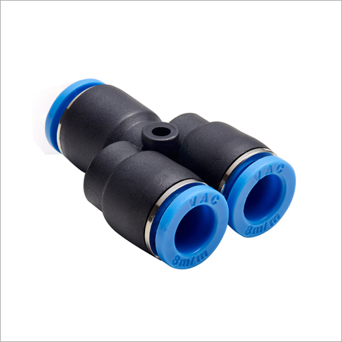 Pneumatic Fitting Y Union Connector