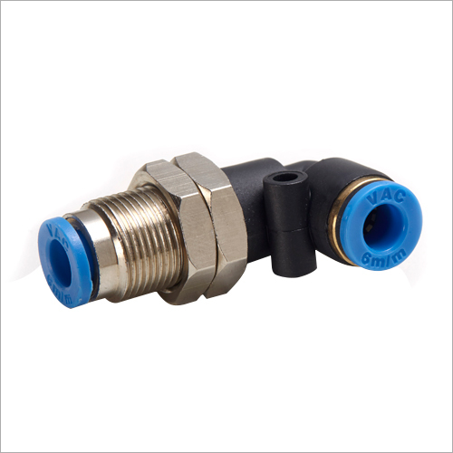 Pneumatic Fitting Tube to Tube Union Bulkhead Elbow
