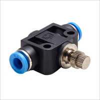 Pneumatic Fitting Tube To Tube Flow Control Valve