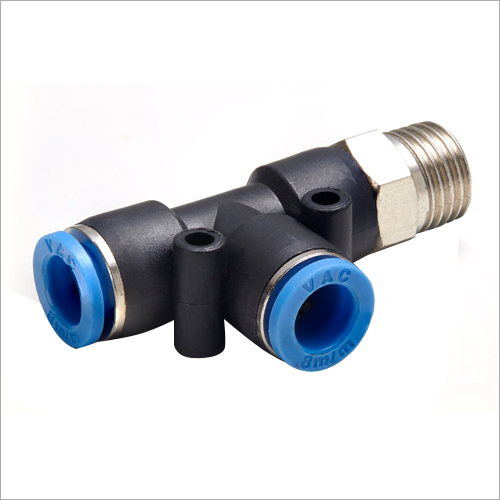 Pneumatic Fitting Male Run Tee