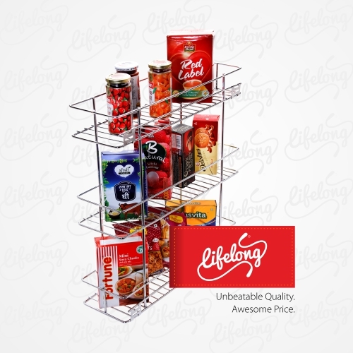 Stainless Steel Triple Pull Out