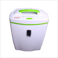 Paper Shredder Machine - Plastic Material, 350x218x450 Mm Dimensions, White Color | 230v Power, Automatic Operation, High Efficiency, Shreds Credit Cards And Cds, 21 Liters Waste Volume, One Year Warranty