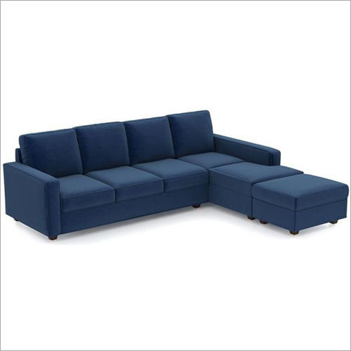 Wood L Shape Sofa