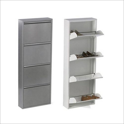 4 Door Wall Mounted Shoe Rack