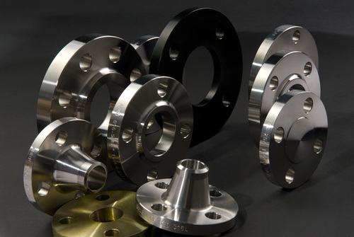 Nickel 201 Long Weld Neck Flange - 12 inches Diameter, Silver & Black Color | Welding Connection, Traceable Heat Number, Quality Assured