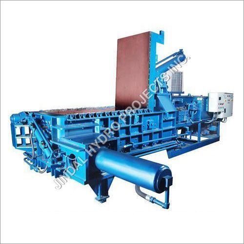 Blue Triple Action Hydraulic Baling Press Machine