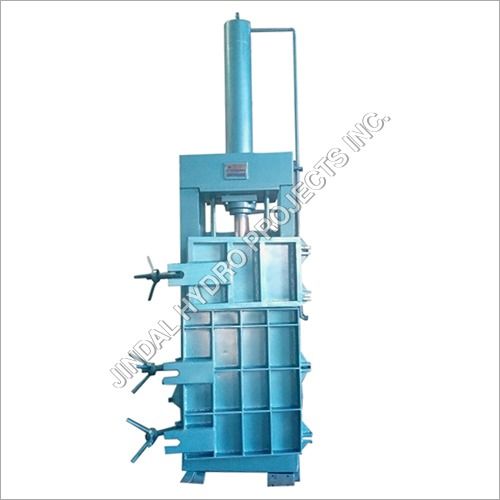 Single Box Double Door Hydraulic Baling Press Machine