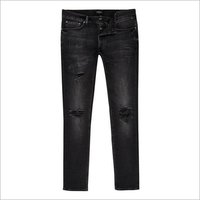 Men Black Lycra Jeans Age Group: <16 Years