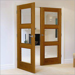 Wooden Glass Door Panel Application: Exterior
