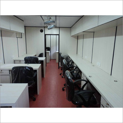 Portable Office Cabin - Steel | Customizable Dimensions, Pre-wired Electrical, Fire Resistant, Durable, Weatherproof, Easy Maintenance, Modular Design