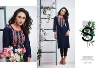 Embroidered Rayon Kurtis