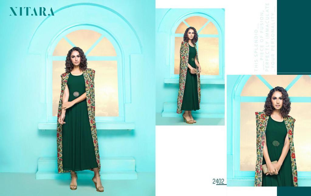 Georgette Printed Kurtis