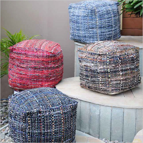 Polyester Poufs