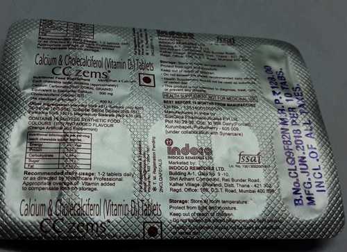 calcium cholecaloiferol vitamin d tablets
