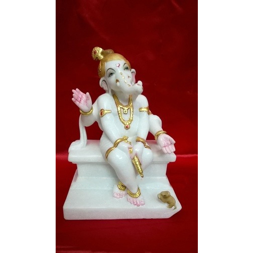 Marble  Bal Ganesh Statue