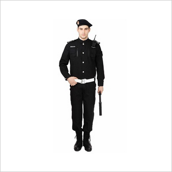Security Guard Black Uniforms