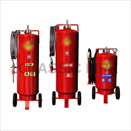 Trolley Mounted Fire Extinguisher 