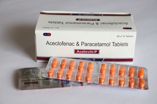 Aceclofenac and Paracetamol Tablets IP Manufacturer, Supplier In