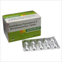 sp Aceclofenac Paracetamol  Serratiopeptidase Tablets