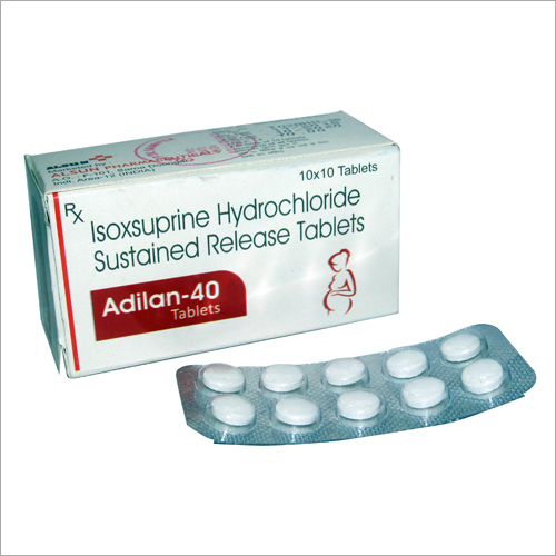 40 Isoxsuprine Hydrochloride  Tablets