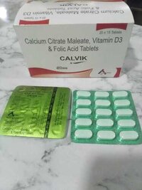 Calcium Citrate Maleate As Calcium  Colecalciferol  Folic Acid Tablets