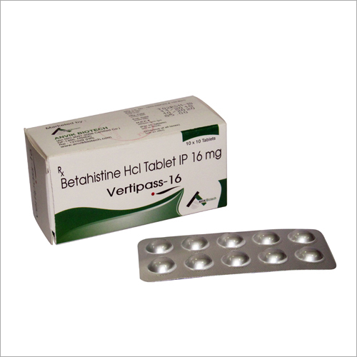 16mg Betahistine Hcl Tablets