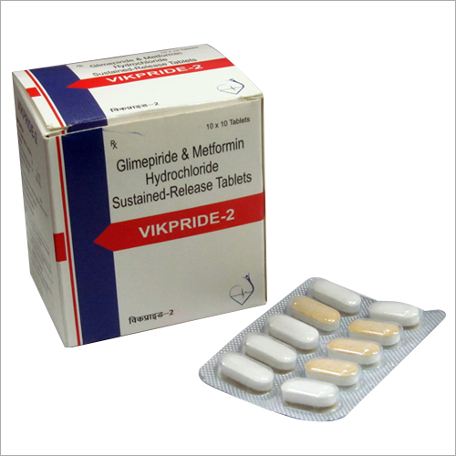 Glimepiride And Metformin Hydrochloride Sustained Release Tablets