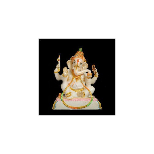 Marble Ganesh Ji Statue - Feature: Easy To Clean