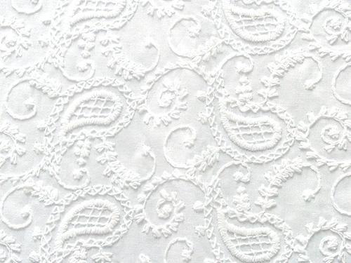 Cotton Machine Embroidery / Cotton Machine Embroidered Fabric