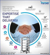 1500 Non Insulated 316 SS Tanks 1.5 mm thickness