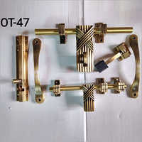 Door Kit Ot 47 - Stainless Steel, 100-300 Grams Weight, Golden Color | Elegant Design, Smooth Operation For Home And Office