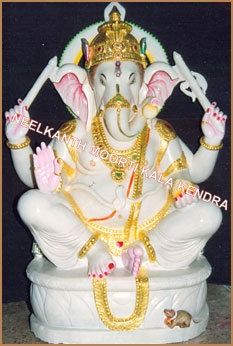 Chaturbhuj Ganesha Statue