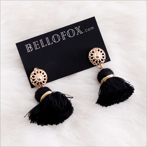 Earring-Minisells Black