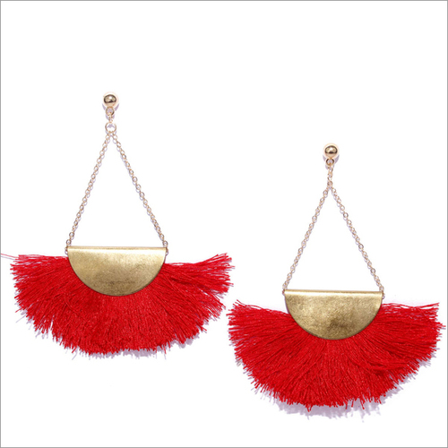 Earring-Misty Tassels Pink