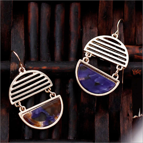 Earring-Darcy Blue
