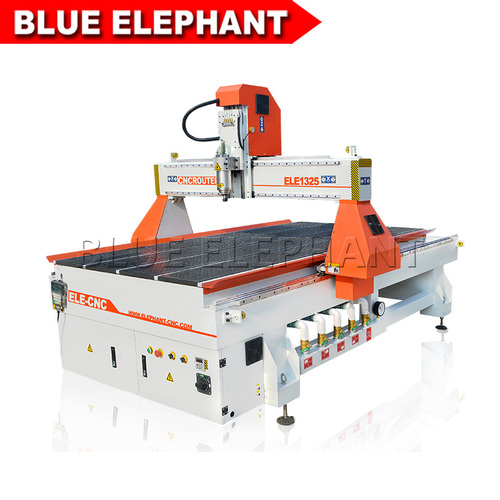 Vacuum Cleaning System High Quality 4 Axis Cnc Router 1325 Wood Machine With Rotary Device