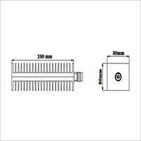 Coaxial Attenuators - Dc-6 Ghz, 100 Watts Power Rating | N, Tnc, Sma Connector Type, 80 X 80 X 200 Mm Dimensions, 1.2:1 Vswr