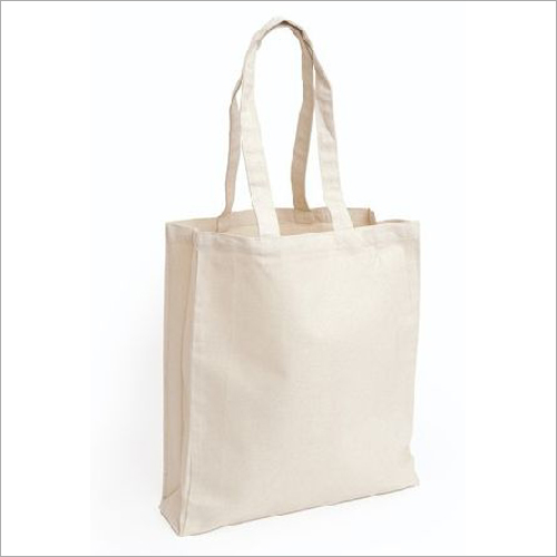 Simple Cotton Carry Bag - Cotton Fabric, Customized Size, Various Colors & Designs | High Tearing Strength, Neat Stitching, Stylish Look