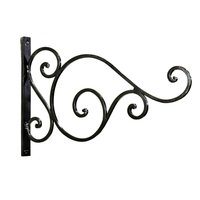 Black Scroll Design Wall Bracket