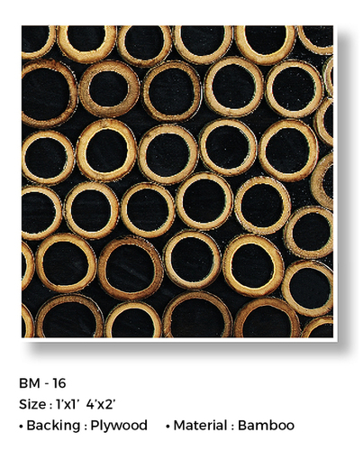 Wall Frame Materials Bamboo Mosaic