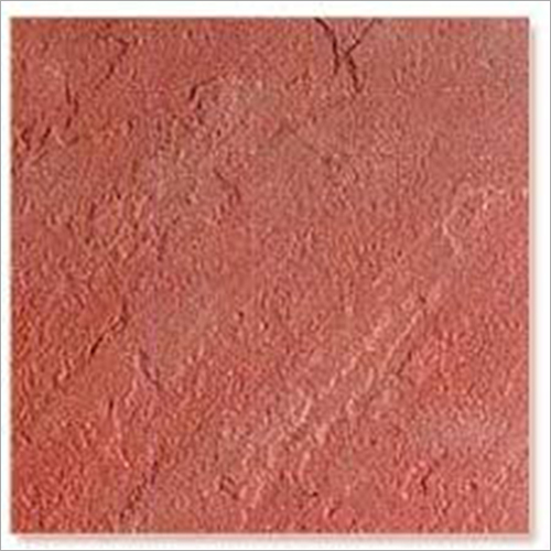 Red Sandstone - 16-25 mm Thickness, Rough-Rubbing Finish | Sturdy, Versatile Flooring and Wall Covering for Villas, Resorts, Temples