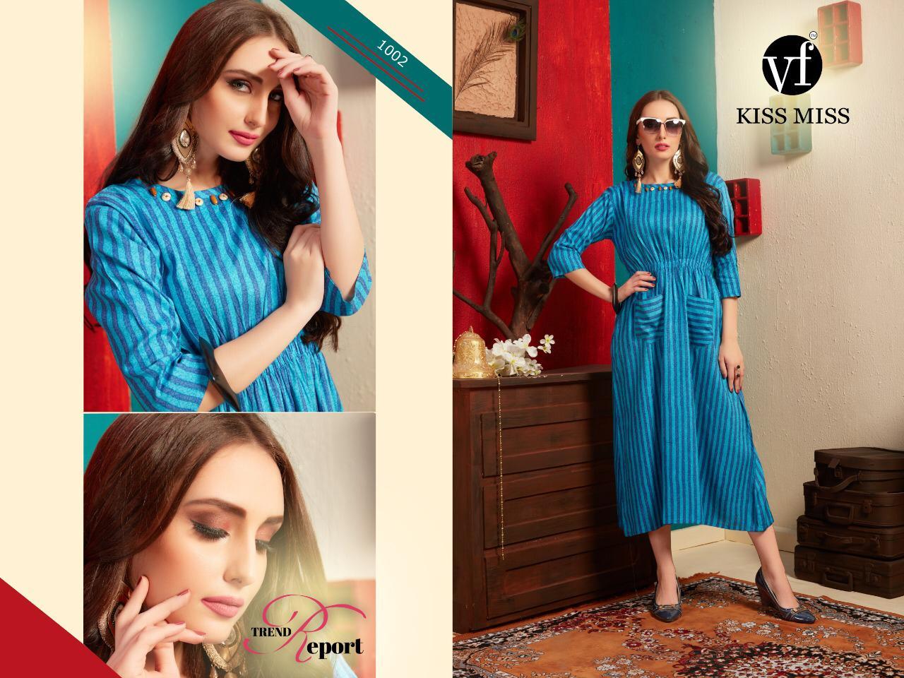 Ladies Rayon Printed Kurtis