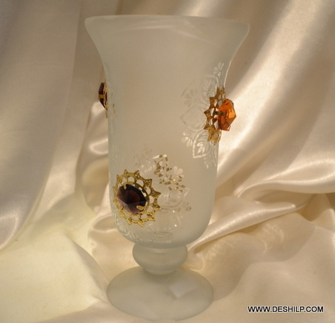 Hand-Blown Glass Flower Plant Vase Hand-Blown Glass Flower Plant Vase Model: