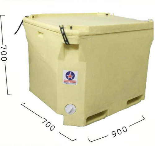 Rubber Clamp Insulated Ice Box 330 Ltrs.