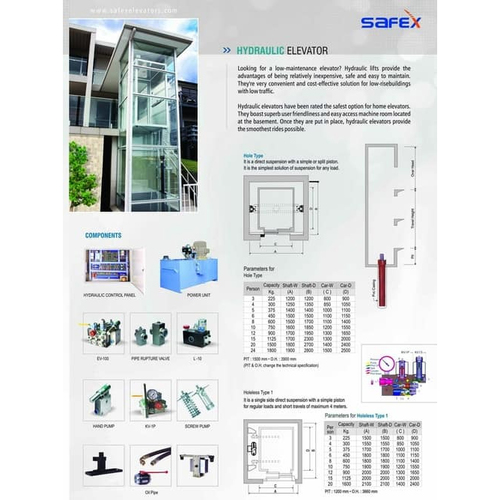 Hydraulic Lift By https://www.tradeindia.com/safex-industries-limited-237633/