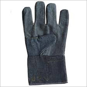 Leather Hand Gloves - Leather, Various Sizes, Black | Full Fingered, Lightweight, Chemical Resistant, Ideal for Industrial & Welding Use