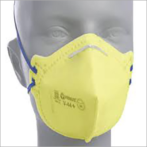 Safety Mask - Cotton Material, Half Face Design, Available in Yellow, Green, Blue - Lightweight and Comfortable for Men