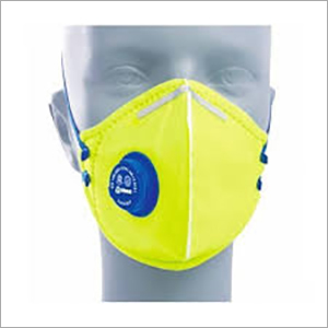 Venus Safety Mask - Cotton Material, Flat Folded Style, Yellow Color, FFP1 S Approved, Light Weight with Adjustable Straps for Comfort Fit