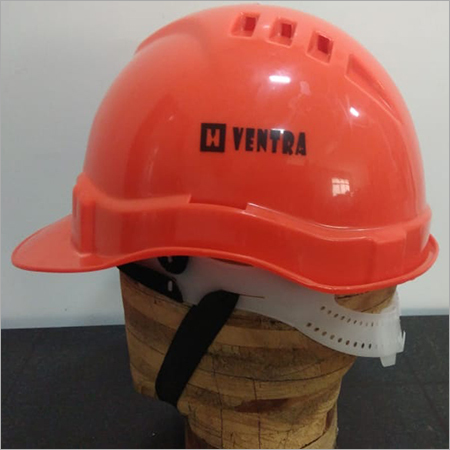 Ventra Ld Orange Helmet - PVC Material | Lightweight Design for Industrial & Construction Use, Available in Yellow, Blue, Red, and More Colors